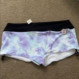 PINK Gym to Swim Tie Dye shorts